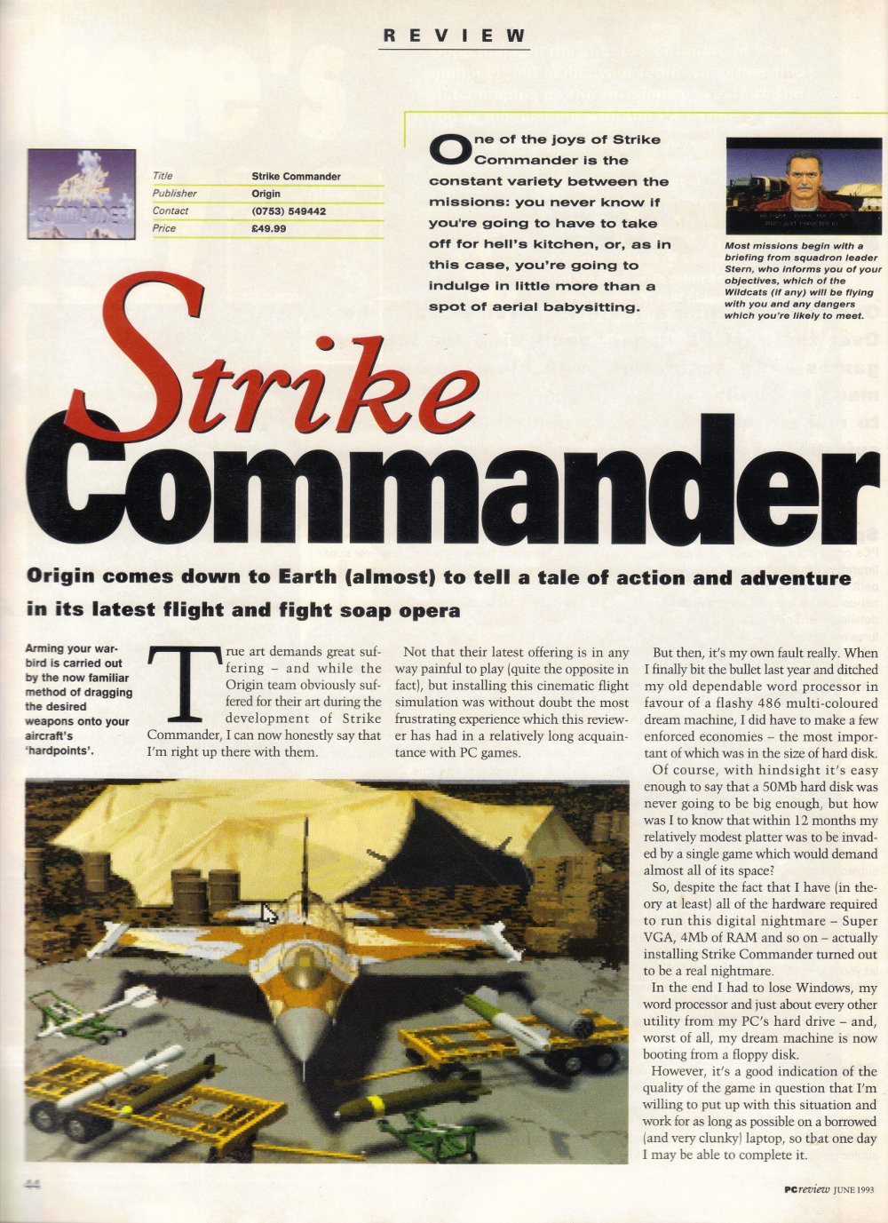 Strike Commander | Pix's Origin Adventures