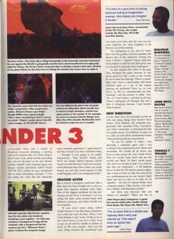 Wing Commander 3 Preview Page 2 - PC Format
