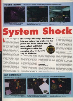 System Shock Review - PC Format Page 1