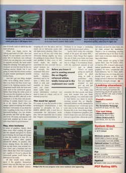System Shock Review - PC Format Page 2