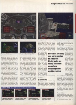 Wing Commander 3 Review - PC Format Page 2