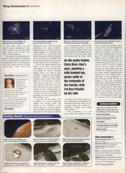 Wing Commander 3 Review - PC Format Page 3