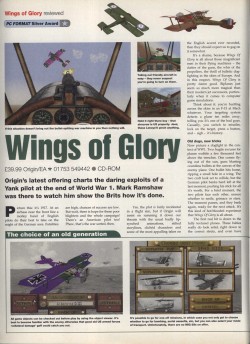 Wings Of Glory Review - PC Format Page 1