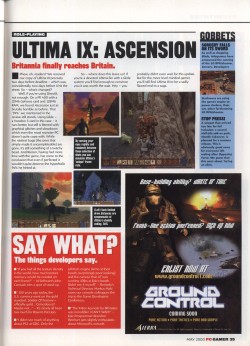 PC Gamer Ultima 9 Review Update
