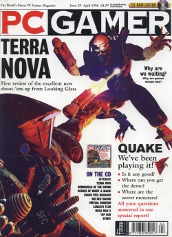 PC Gamer - Terra Nova Cover