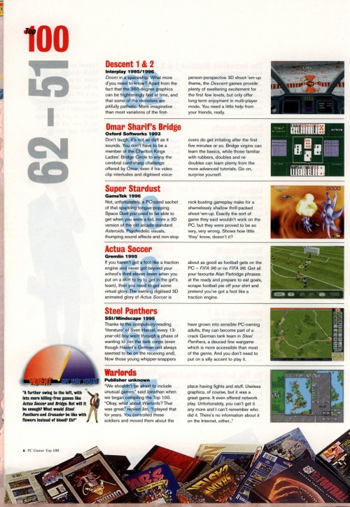 Top 100 PC Games in 1996 PC Gamer Pix's Origin Adventures