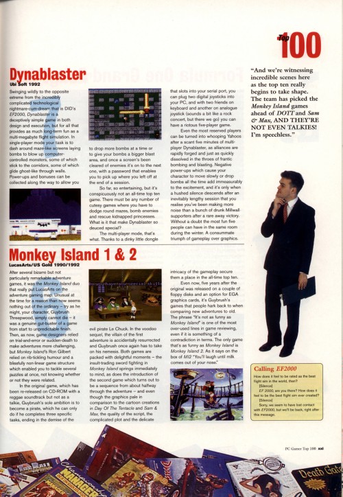 Top 100 PC Games in 1996 PC Gamer Pix's Origin Adventures