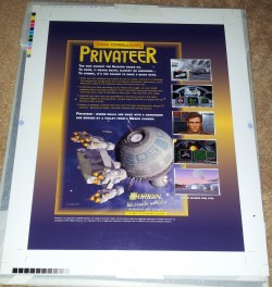 Wing Commander Privateer - Full Page Ad Proof
