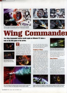 Ultimate PC - Wing Commander Prophecy Preview Page 1
