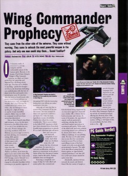 Wing Commander Prophecy Review - PC Guide