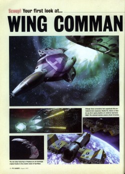 PC Gamer Wing Commander Prophecy Preview - Page 1