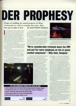 PC Gamer Wing Commander Prophecy Preview - Page 2