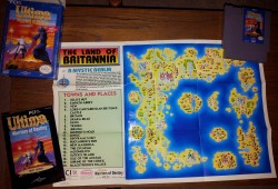 Ultima V NES - Box contents