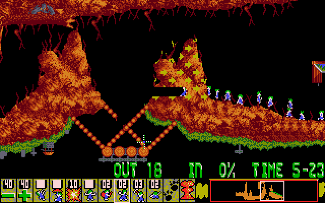 Lemmings [PC] - Level 1: Just dig! 
