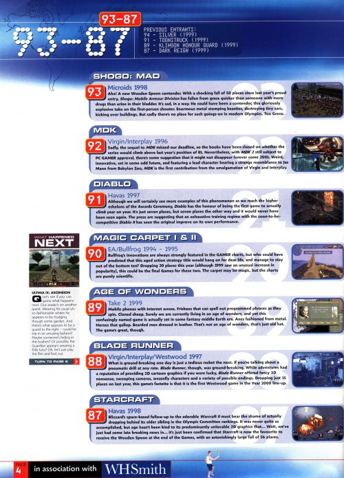 PC Gamer Top 100 – 2000 | Pix's Origin Adventures