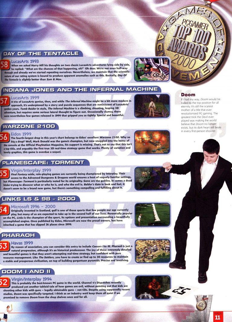 PC Gamer Top 100 – 2000 | Pix's Origin Adventures